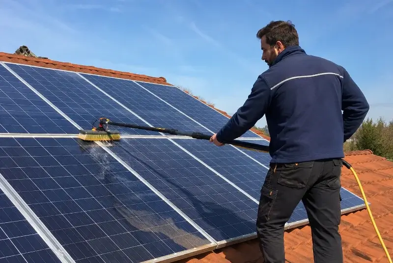Nettoyage et entretien de panneaux solaires à Préchacq-les-Bains